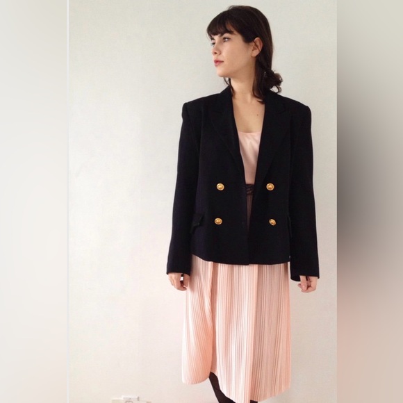 Vintage pleated dress spaghetti straps from the 70s - Picture 4 of 4